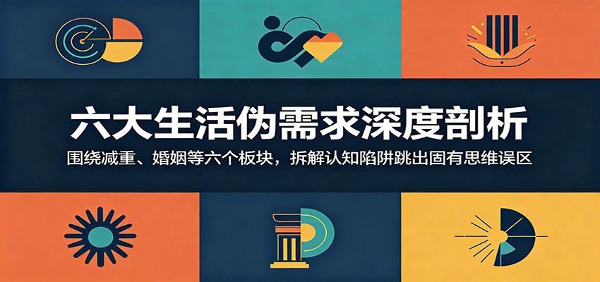 六大生活伪需求深度剖析:围绕减重、婚姻等六个板块,拆解认知陷阱跳出固有思维误区采购|汽车产业|汽车配件|机加工企业家交流社群中心