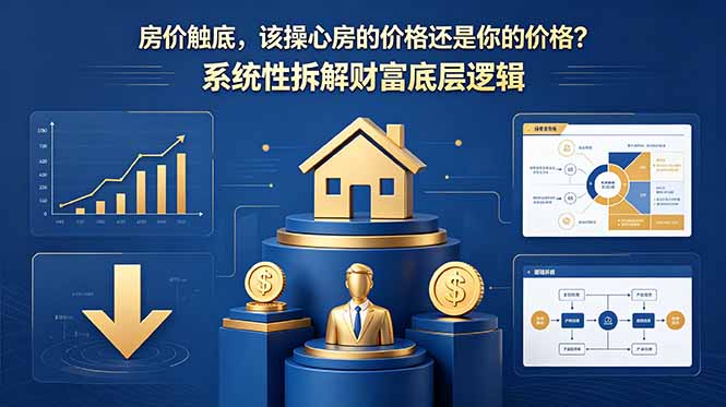 付费文章：房价触底，该操心房的价格还是你的价格？系统性拆解财富底层逻辑采购|汽车产业|汽车配件|机加工企业家交流社群中心