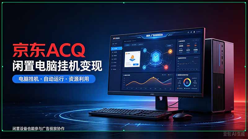 京东ACQ是什么？闲置电脑挂机采集项目拆解采购|汽车产业|汽车配件|机加工企业家交流社群中心