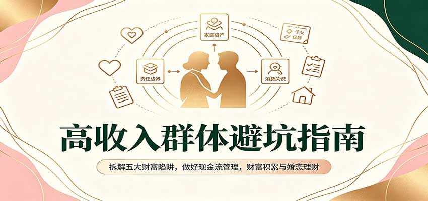 高收入群体避坑指南：拆解五大财富陷阱，做好现金流管理，财富积累与婚恋理财采购|汽车产业|汽车配件|机加工企业家交流社群中心