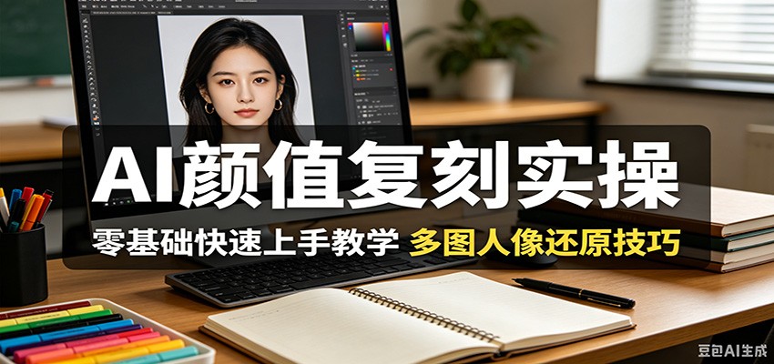AI颜值复刻实操，零基础快速上手教学，多图人像还原技巧采购|汽车产业|汽车配件|机加工企业家交流社群中心