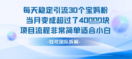 每天稳定引流30个人 当月变成超过了4个W项目流程非常简单适合小白采购|汽车产业|汽车配件|机加工蚂蚁智酷企业交流社群中心