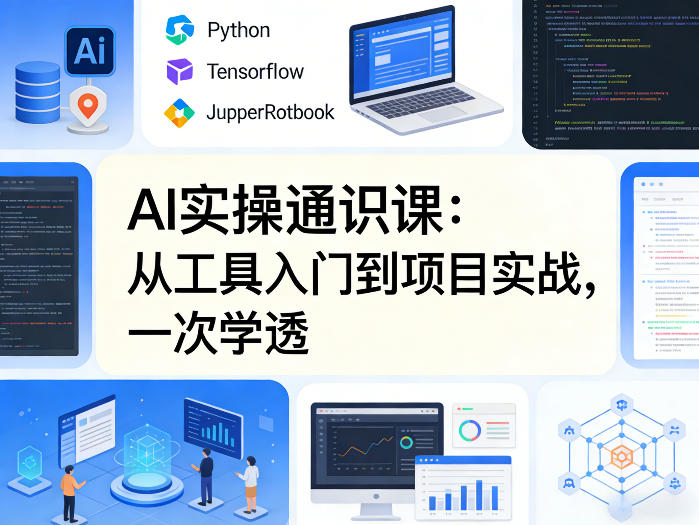 AI实操通识课，从工具入门到项目实战，一次学透采购|汽车产业|汽车配件|机加工企业家交流社群中心