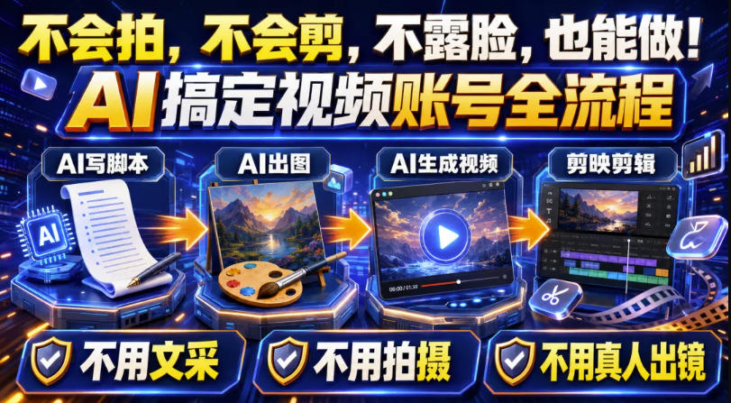 AI短视频起号实战项目，用AI做视频起号，45天涨粉12W，一条广告8.5k，广告接到手软，引流、变现两不误！采购|汽车产业|汽车配件|机加工企业家交流社群中心