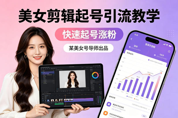 某美女号导师出品:美女剪辑起号引流教学,快速起号涨粉采购|汽车产业|汽车配件|机加工企业家交流社群中心