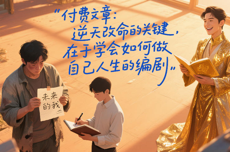 付费文章：逆天改命的关键，在于学会如何做自己人生的编剧采购|汽车产业|汽车配件|机加工蚂蚁智酷企业交流社群中心