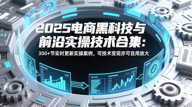 2025电商黑科技与前沿实操技术合集：300+节实时更新实操案例，可技术变现亦可自用放大采购|汽车产业|汽车配件|机加工蚂蚁智酷企业交流社群中心