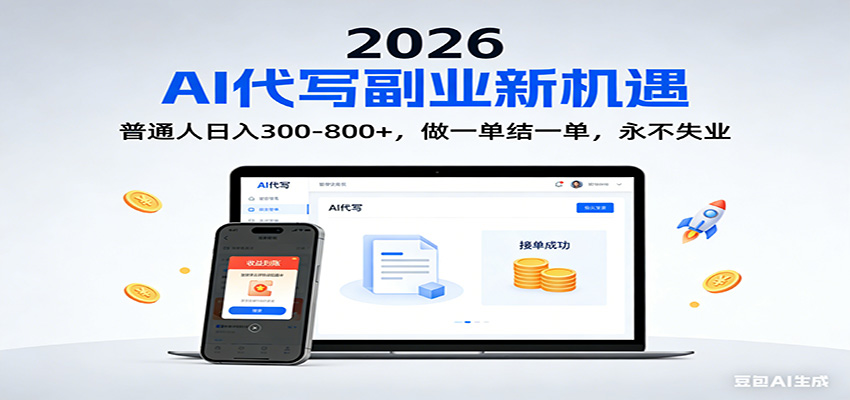 2026 副业首选！AI 代写日入 300-800，普通人0门槛，做一单结一单！采购|汽车产业|汽车配件|机加工蚂蚁智酷企业交流社群中心