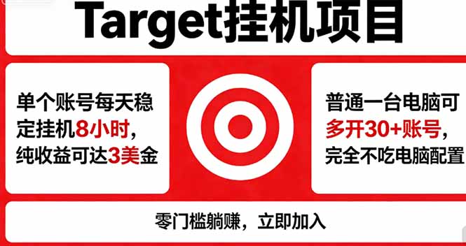 海外平台Target，正规运营商合作、技术兜底长期稳定、防风控、任务不断档、收益透明、灵活提…采购|汽车产业|汽车配件|机加工企业家交流社群中心