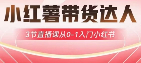 小红薯达人带货启航计划,3节直播课从0-1入门小红书采购|汽车产业|汽车配件|机加工蚂蚁智酷企业交流社群中心