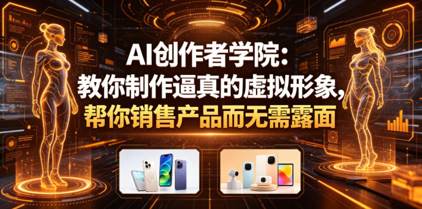 AI创作者学院：教你制作逼真的虚拟形象，帮你销售产品而无需露面【原创双语字幕】采购|汽车产业|汽车配件|机加工企业家交流社群中心