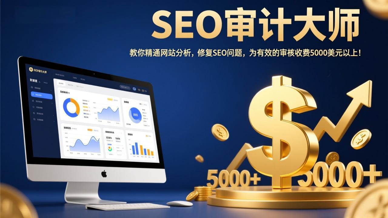SEO审计大师：教你精通网站分析，修复SEO问题，为有效的审核收费5000美元以上！采购|汽车产业|汽车配件|机加工蚂蚁智酷企业交流社群中心