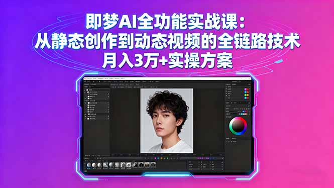 即梦AI全功能实战课:从静态创作到动态视频的全链路技术 月入3万+实操方案采购|汽车产业|汽车配件|机加工蚂蚁智酷企业交流社群中心