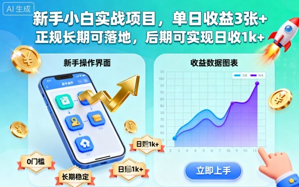 新手小白实战项目，单日收益3张+，正规长期可落地，后期可实现日收1k+【揭秘】采购|汽车产业|汽车配件|机加工蚂蚁智酷企业交流社群中心