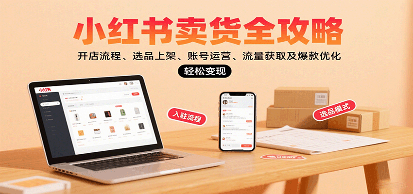 小红书卖货全攻略:开店流程、选品上架、账号运营、流量获取及爆款优化,轻松变现采购|汽车产业|汽车配件|机加工蚂蚁智酷企业交流社群中心