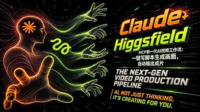 Claude+Higgsfield MCP新一代AI视频工作流：一键写脚本生成画面，自动输出成片采购|汽车产业|汽车配件|机加工企业家交流社群中心