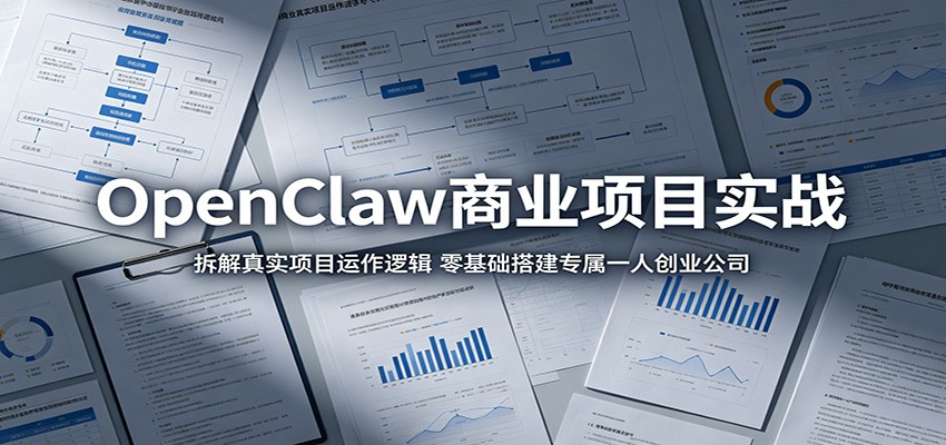 OpenClaw商业项目实战：拆解真实项目运作逻辑，零基础搭建专属一人创业公司采购|汽车产业|汽车配件|机加工企业家交流社群中心