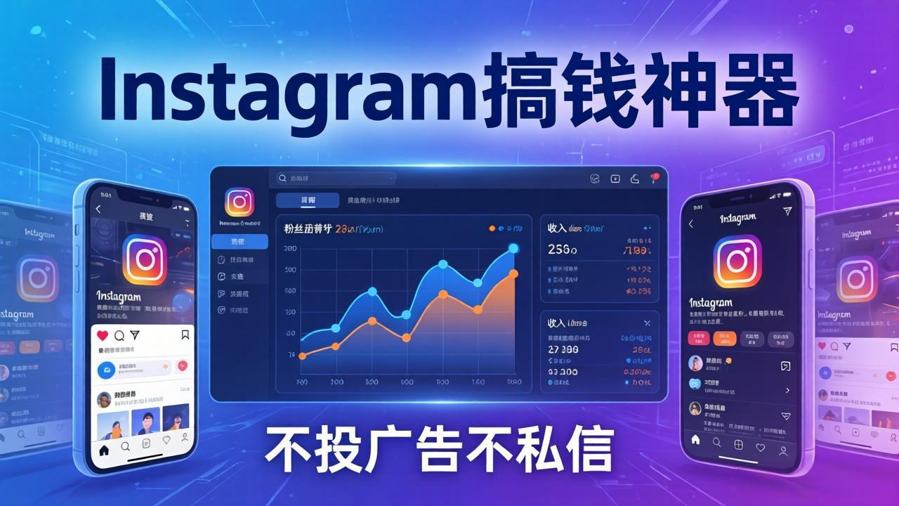 Instagram搞钱神器：月涨6万粉+月入5万刀，不投广告不私信，靠算法+低价产品采购|汽车产业|汽车配件|机加工企业家交流社群中心