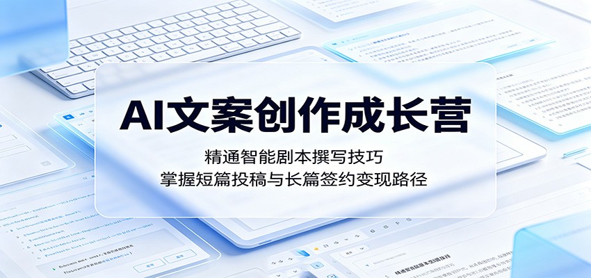 AI文案创作成长营：精通智能剧本撰写技巧，掌握短篇投稿与长篇签约变现路径采购|汽车产业|汽车配件|机加工企业家交流社群中心