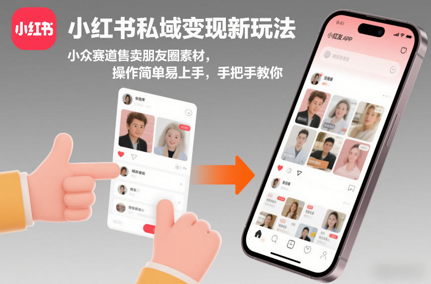 小红书私域变现新玩法，小众赛道售卖朋友圈素材，操作简单易上手，手把手教你采购|汽车产业|汽车配件|机加工蚂蚁智酷企业交流社群中心