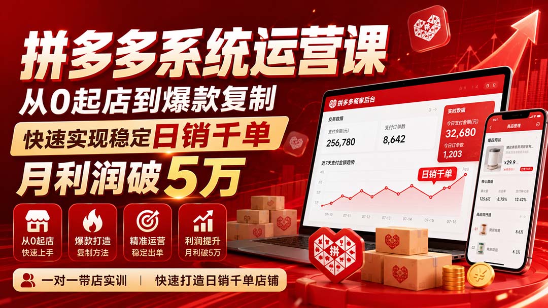 图片[1]采购|汽车产业|汽车配件|机加工拼多多系统运营课(更新8月采购|汽车产业|汽车配件|机加工企业家交流社群中心