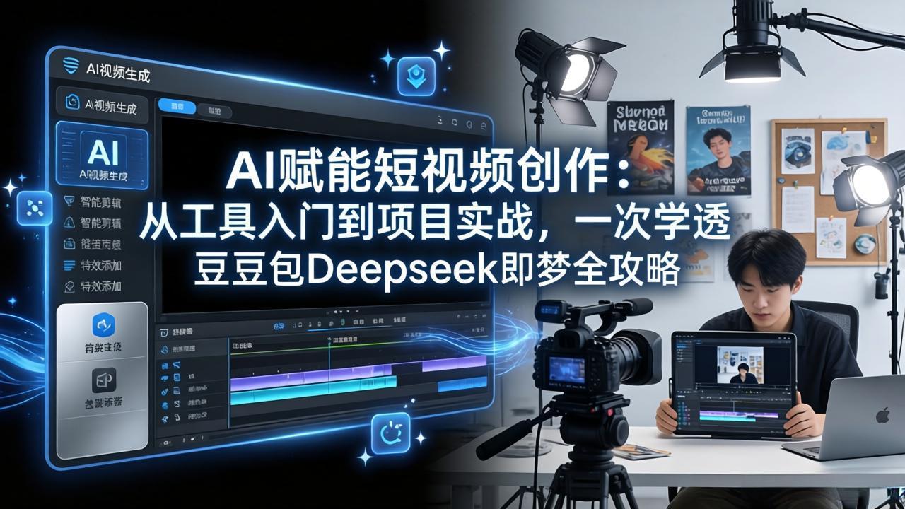 AI赋能短视频创作：从工具入门到项目实战，一次学透豆包Deepseek即梦全攻略采购|汽车产业|汽车配件|机加工企业家交流社群中心