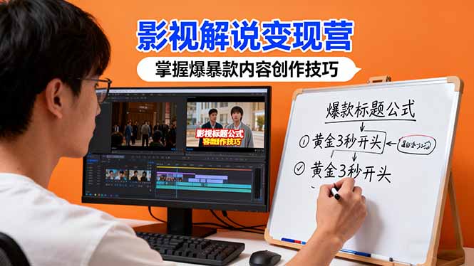 影视解说变现营:通过30+实战案例爆款内容创作技巧,掌握影视解说盈利密码采购|汽车产业|汽车配件|机加工蚂蚁智酷企业交流社群中心