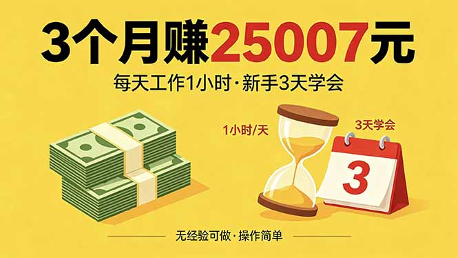 3个月赚钱25007元，每天工作1个小时，新手3天全部学会！采购|汽车产业|汽车配件|机加工企业家交流社群中心