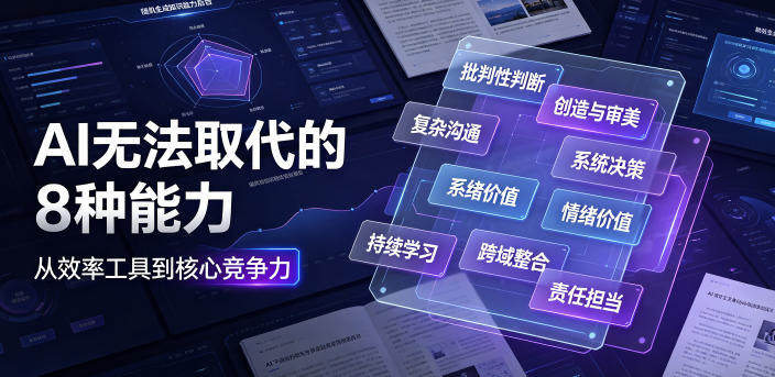 付费文章:AI无法取代的8种能力采购|汽车产业|汽车配件|机加工企业家交流社群中心