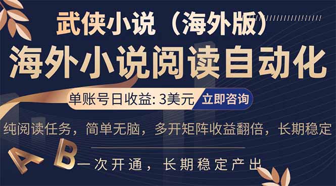 小说阅读挂机，单账号日收益3美元，单可多开裂变支持批量多开，单电脑日收益可达1000+采购|汽车产业|汽车配件|机加工企业家交流社群中心