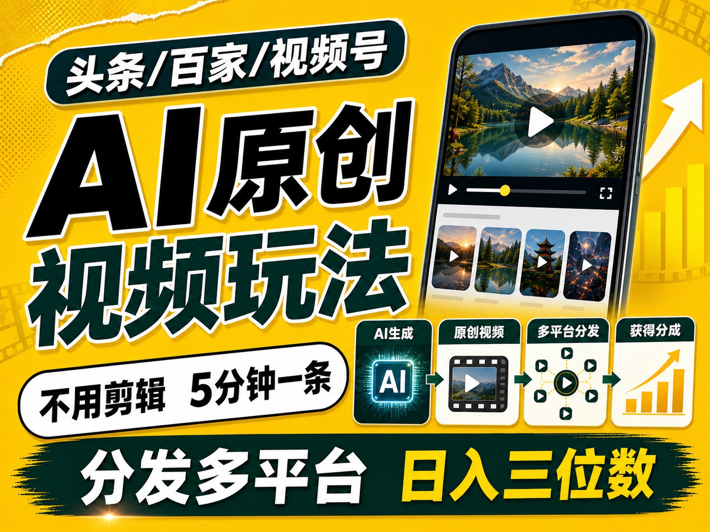 2026头条百家号升级玩法 5分钟一条原创视频 发多平台赚收采购|汽车产业|汽车配件|机加工企业家交流社群中心