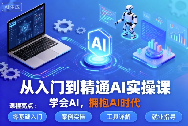 从入门到精通AI实操课,学会AI,拥抱AI时代采购|汽车产业|汽车配件|机加工蚂蚁智酷企业交流社群中心