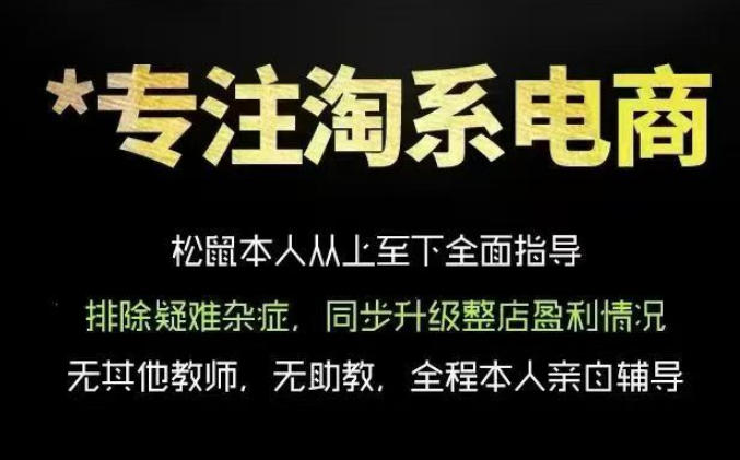 松鼠会电商VIP课程，从基础布局到高阶优化，助你掌握淘宝运营逻辑，提升店铺流量与转化(更新0823)采购|汽车产业|汽车配件|机加工企业家交流社群中心
