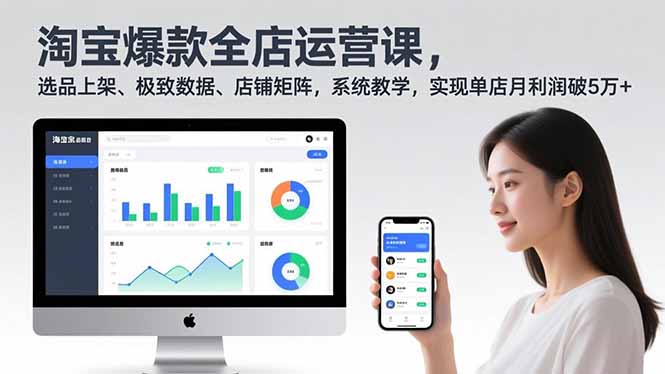 淘宝爆款全店运营课2.0，选品上架、极致数据、店铺矩阵，系统教学，实现单店月利润破5万+采购|汽车产业|汽车配件|机加工蚂蚁智酷企业交流社群中心