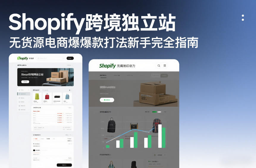 Shopify跨境独立站无货源电商爆款打法新手完全指南采购|汽车产业|汽车配件|机加工蚂蚁智酷企业交流社群中心