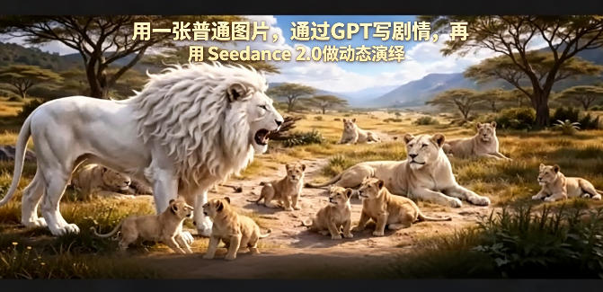 用一张普通图片，通过GPT写剧情，再用Seedance 2.0做动态演绎，居然能生成迪士尼风格搞笑动画采购|汽车产业|汽车配件|机加工企业家交流社群中心