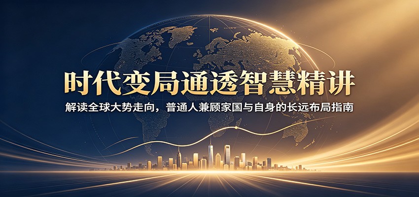 时代变局通透智慧精讲:解读全球大势走向,普通人兼顾家国与自身的长远布局指南采购|汽车产业|汽车配件|机加工企业家交流社群中心