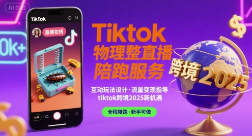 Tiktok物理整蛊直播陪跑服务-tiktok跨境2025采购|汽车产业|汽车配件|机加工蚂蚁智酷企业交流社群中心