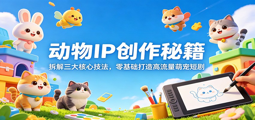 动物IP创作秘籍：拆解三大核心技法，零基础打造高流量萌宠短剧采购|汽车产业|汽车配件|机加工企业家交流社群中心