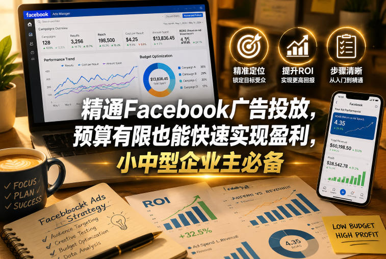 精通Facebook广告投放，预算有限也能快速实现盈利，小中型企业主必备【原创双语字幕】采购|汽车产业|汽车配件|机加工企业家交流社群中心