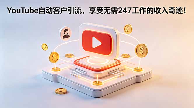 YouTube 自动客户引流，享受无需 247 工作的收入奇迹！【原创双语字幕】采购|汽车产业|汽车配件|机加工企业家交流社群中心