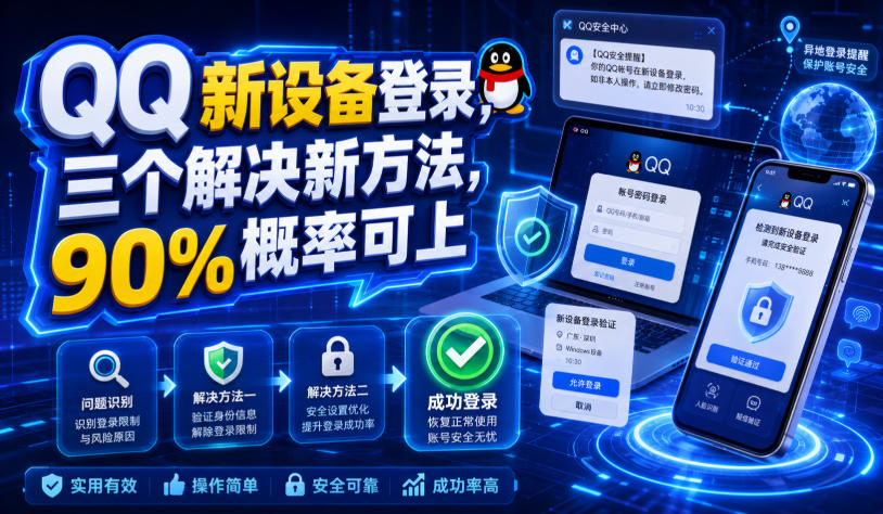 QQ新设备登录，三个解决新方法，90%概率可上采购|汽车产业|汽车配件|机加工企业家交流社群中心
