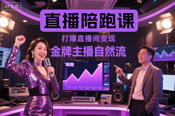 直播陪跑课,金牌主播自然流打爆直播间,复制高变现玩法采购|汽车产业|汽车配件|机加工蚂蚁智酷企业交流社群中心