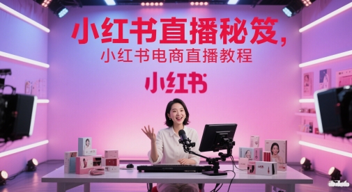 小红书直播秘笈,小红书电商直播教程采购|汽车产业|汽车配件|机加工蚂蚁智酷企业交流社群中心