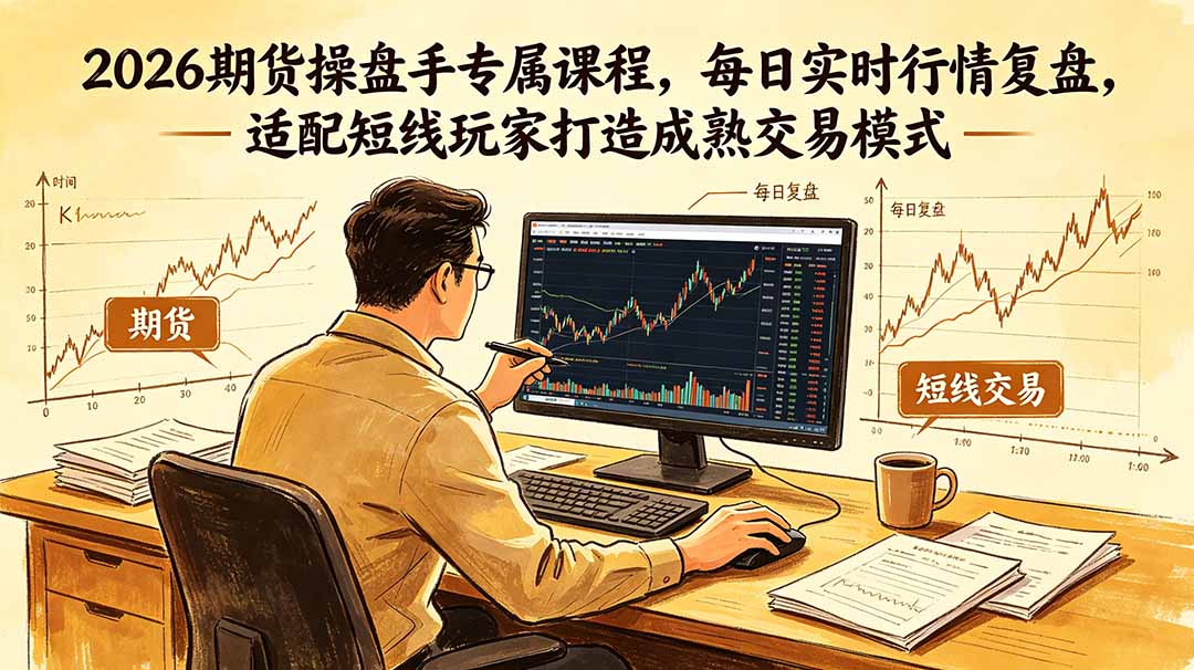 2026期货操盘手专属课程-更新6月，每日实时行情复盘，适配短线玩家打造成熟交易模式采购|汽车产业|汽车配件|机加工企业家交流社群中心