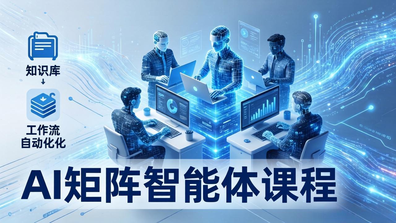 AI矩阵智能体实战：100个数字员工批量生产内容，文本知识库+工作流自动化全搞定采购|汽车产业|汽车配件|机加工企业家交流社群中心