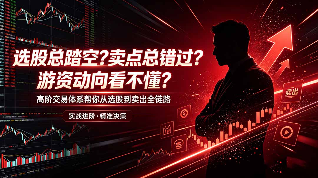 选股总踏空?卖点总错过?游资动向看不懂?高阶交易体系帮你从选股到卖出全链路(更新6月采购|汽车产业|汽车配件|机加工企业家交流社群中心