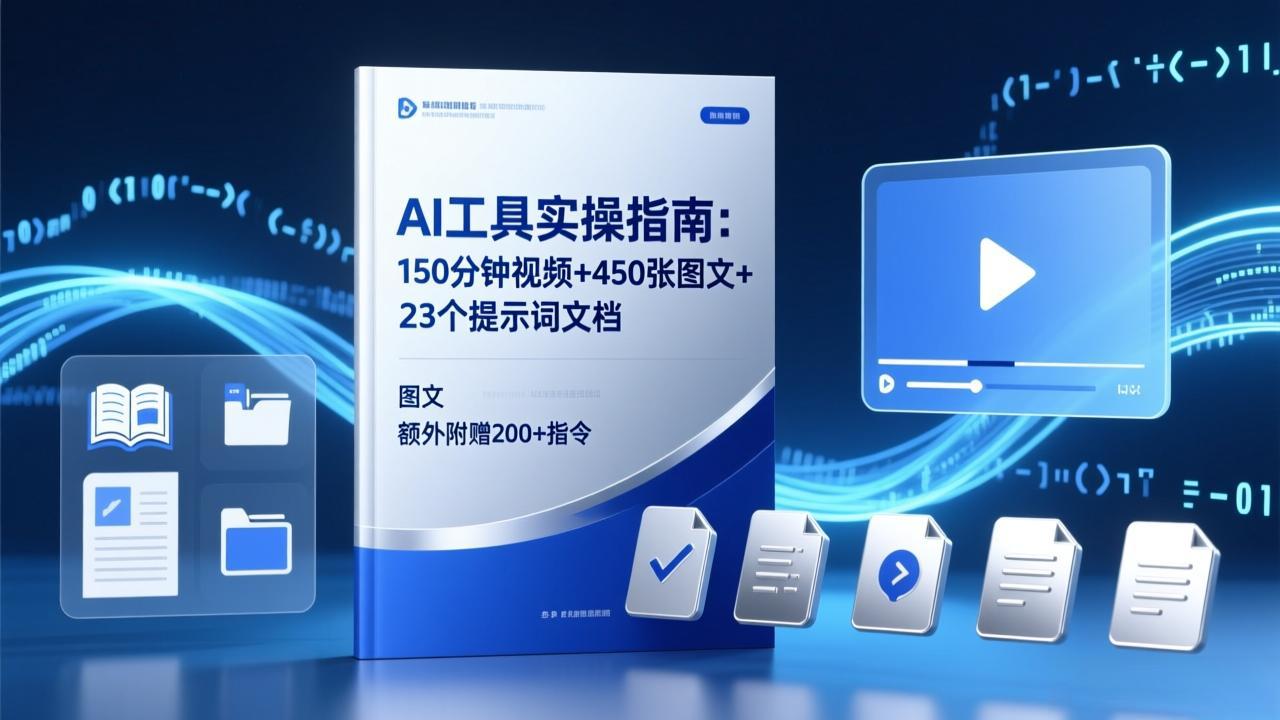 AI工具实操指南:150分钟视频+450张图文+23个提示词文档,额外附赠200+指令采购|汽车产业|汽车配件|机加工蚂蚁智酷企业交流社群中心