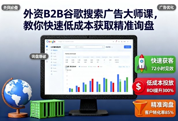外资B2B谷歌搜索广告大师课,教你快速低成本获取精准询盘采购|汽车产业|汽车配件|机加工蚂蚁智酷企业交流社群中心