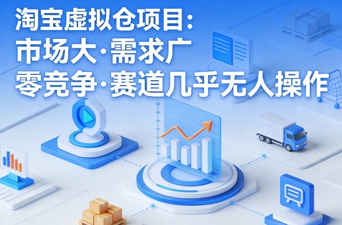 淘宝虚拟仓项目,市场大,需求广,零竞争,赛道几乎没人操作(更新0410)采购|汽车产业|汽车配件|机加工企业家交流社群中心